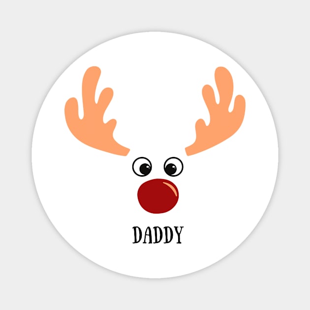 funny daddy christmas gift Magnet by Ashden